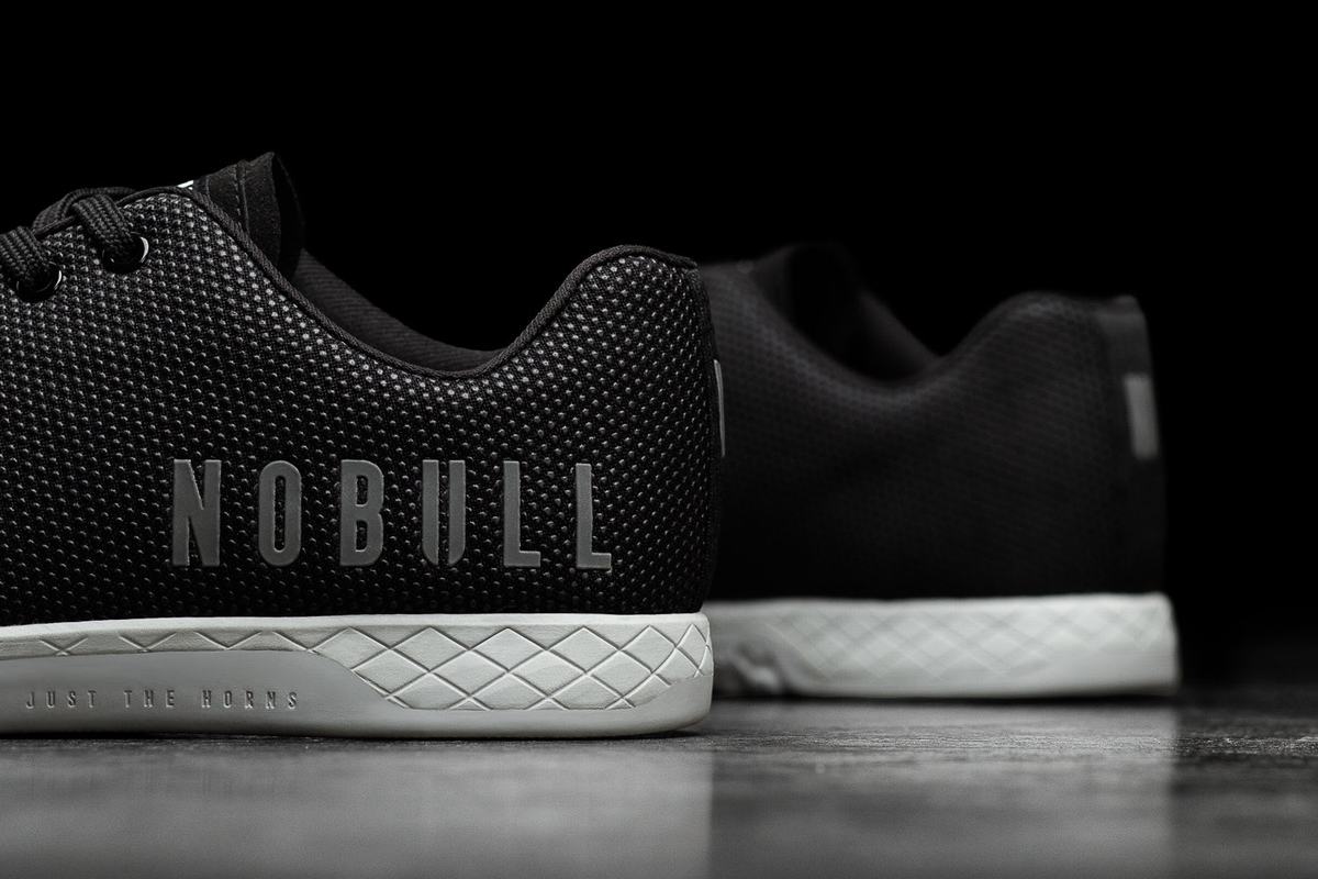 Nobull Superfabric Women's Trainers Black Grey | Australia (VO5943)